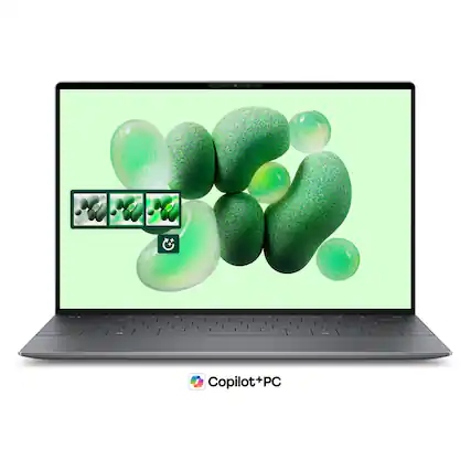 Front. Dell - Dell XPS 13 13.4” 2K LCD Laptop,Intel Ultra 7 256V,16GB RAM,512GB SSD,Backlit Keyboard,Win 11,Gray - Gray.