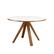 Angle Zoom. Walker Edison - Mid-Century Modern Minimalist Round Dining Table - White.