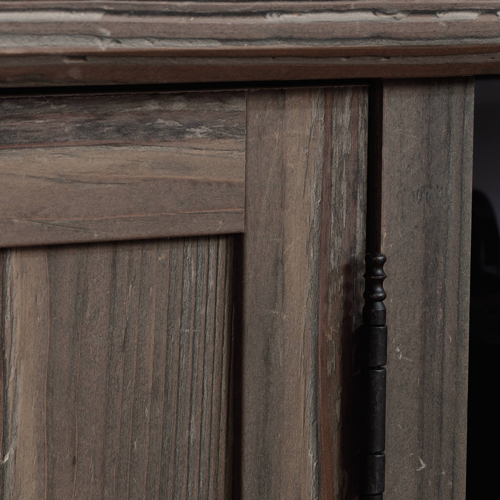 Alt View 2. TinyHomie - Credenza Brown Finish - Brown.