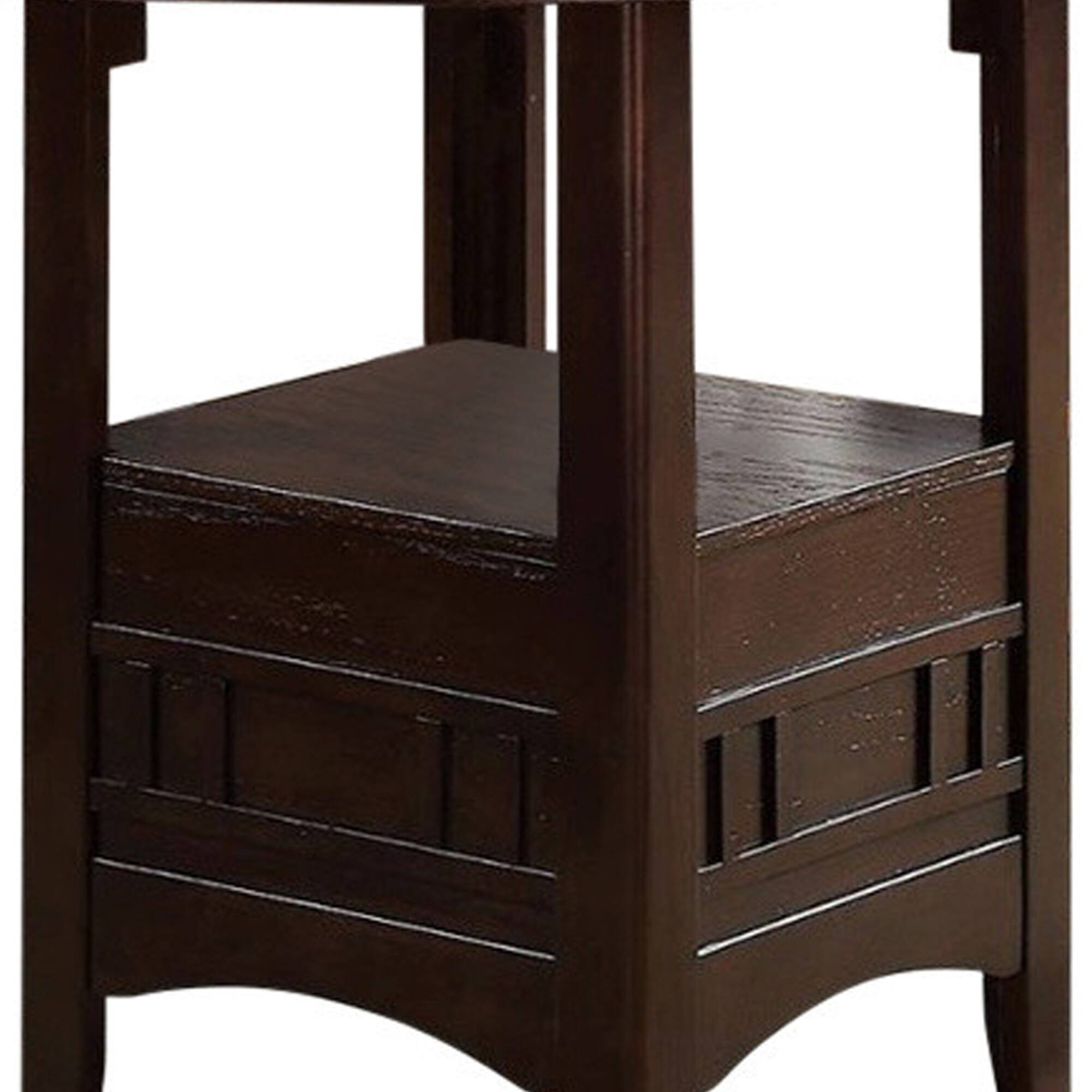 Manhattan Lane Wooden Counter Height Table Brown - Best Buy