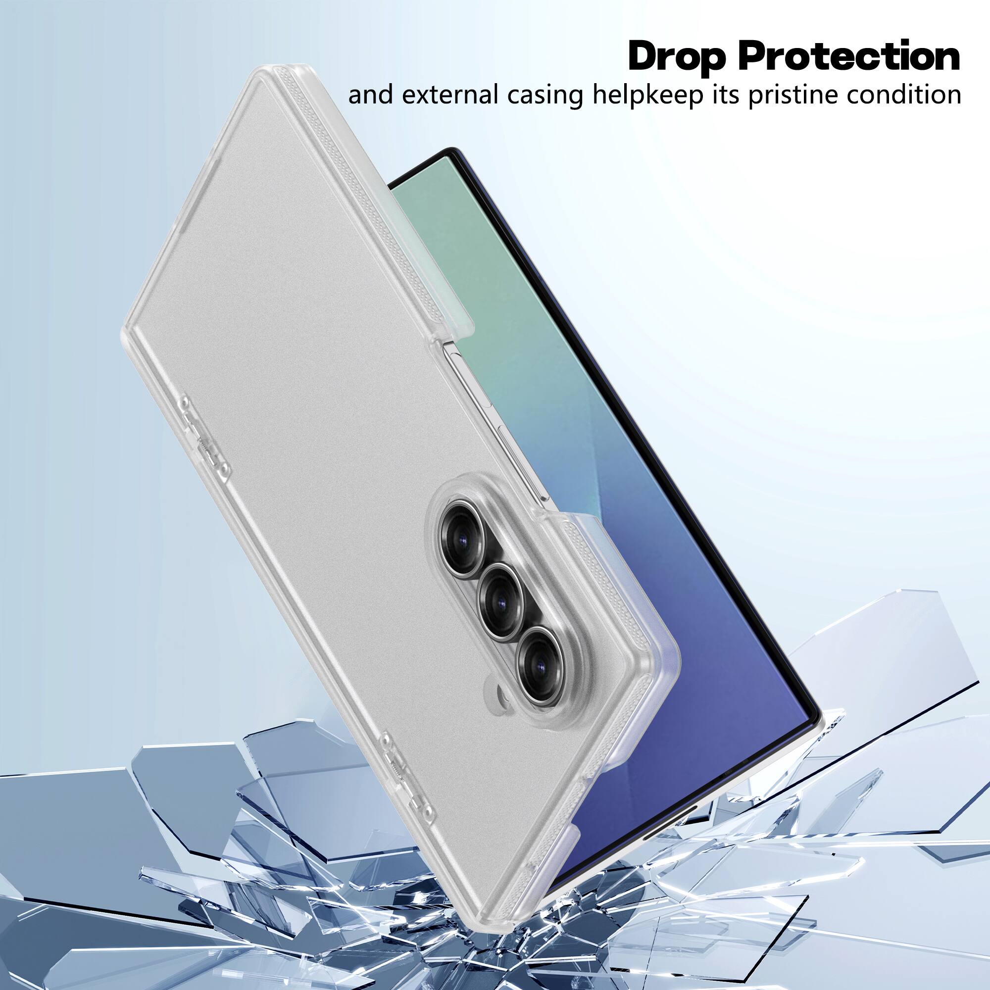 Drop Protection and external casing help keep its pristine condition