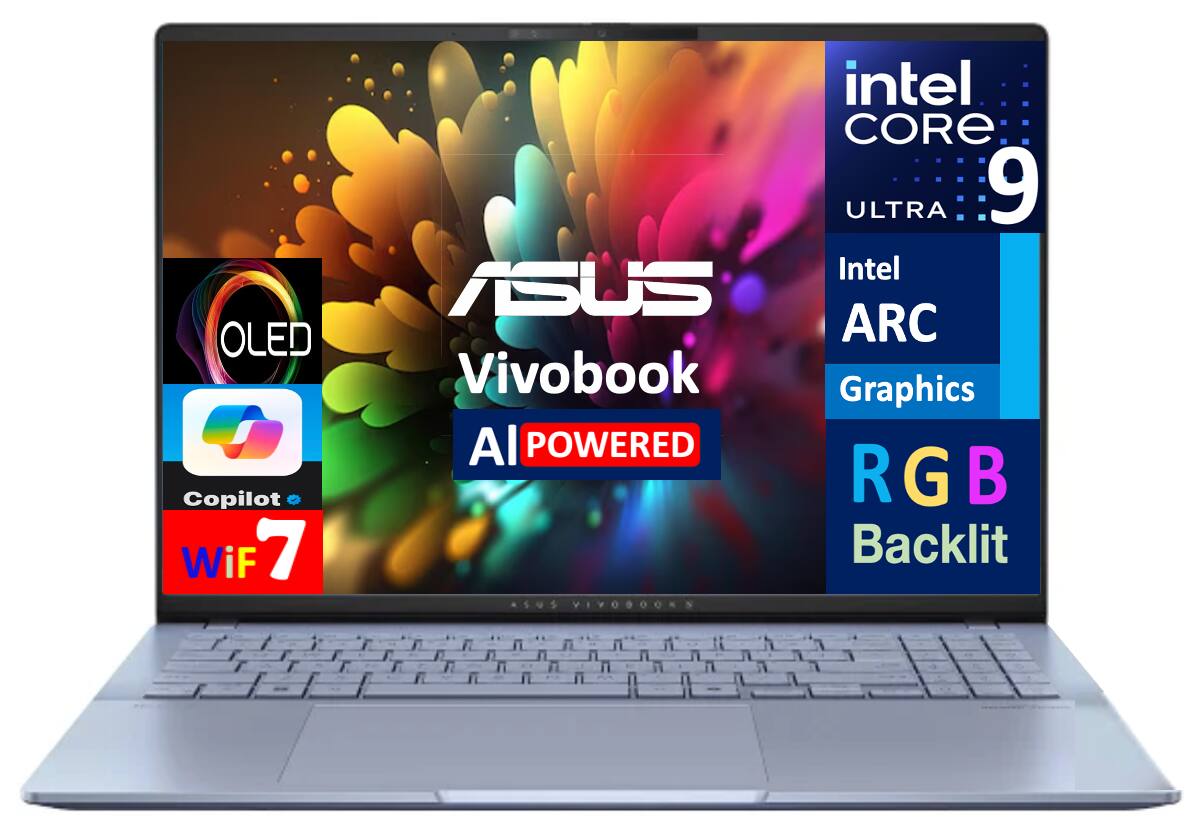 ASUS S16 S5606CA SB92 Laptop, Ultra 9 285H, 32GB, 2TB SSD, 16.0