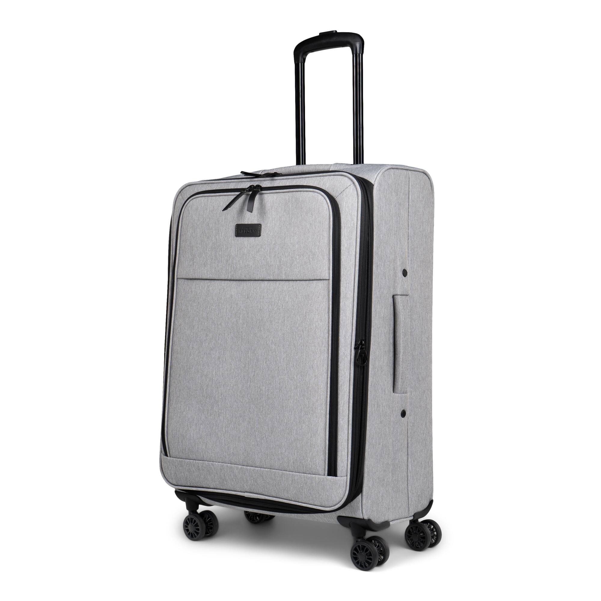 Angle View: Bugatti - 24" Reborn Suitcase - Gray