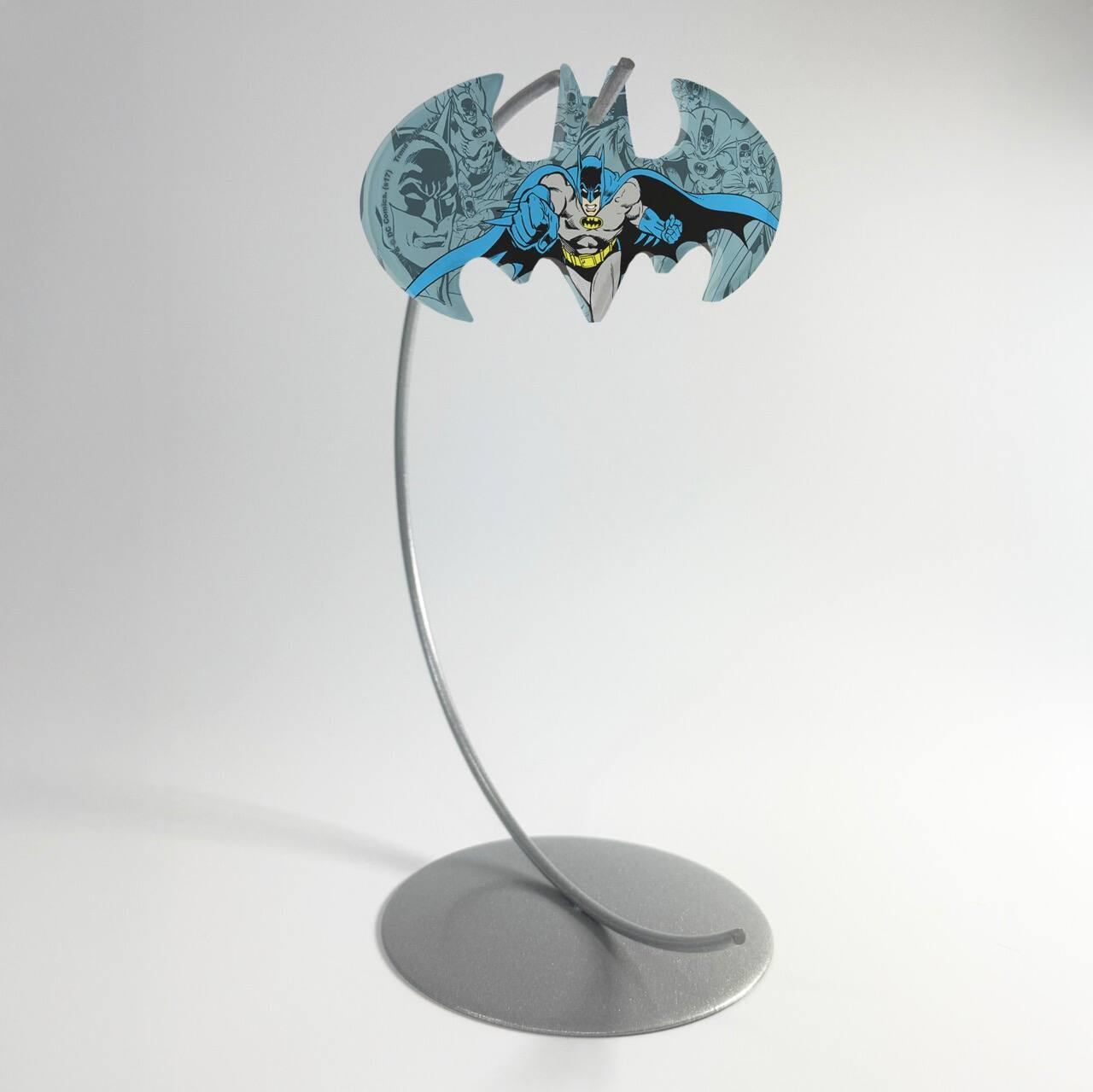 Alt View 4. Trend Setters - DC Comics (Batman Logo) Bat-Shaped Acrylic Print ACPBAT179 - Multicolor.