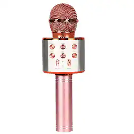 Cluzine - Wireless Bluetooth Karaoke Microphone, 5 Voice Changer,Portable Handheld Mic for Home Party