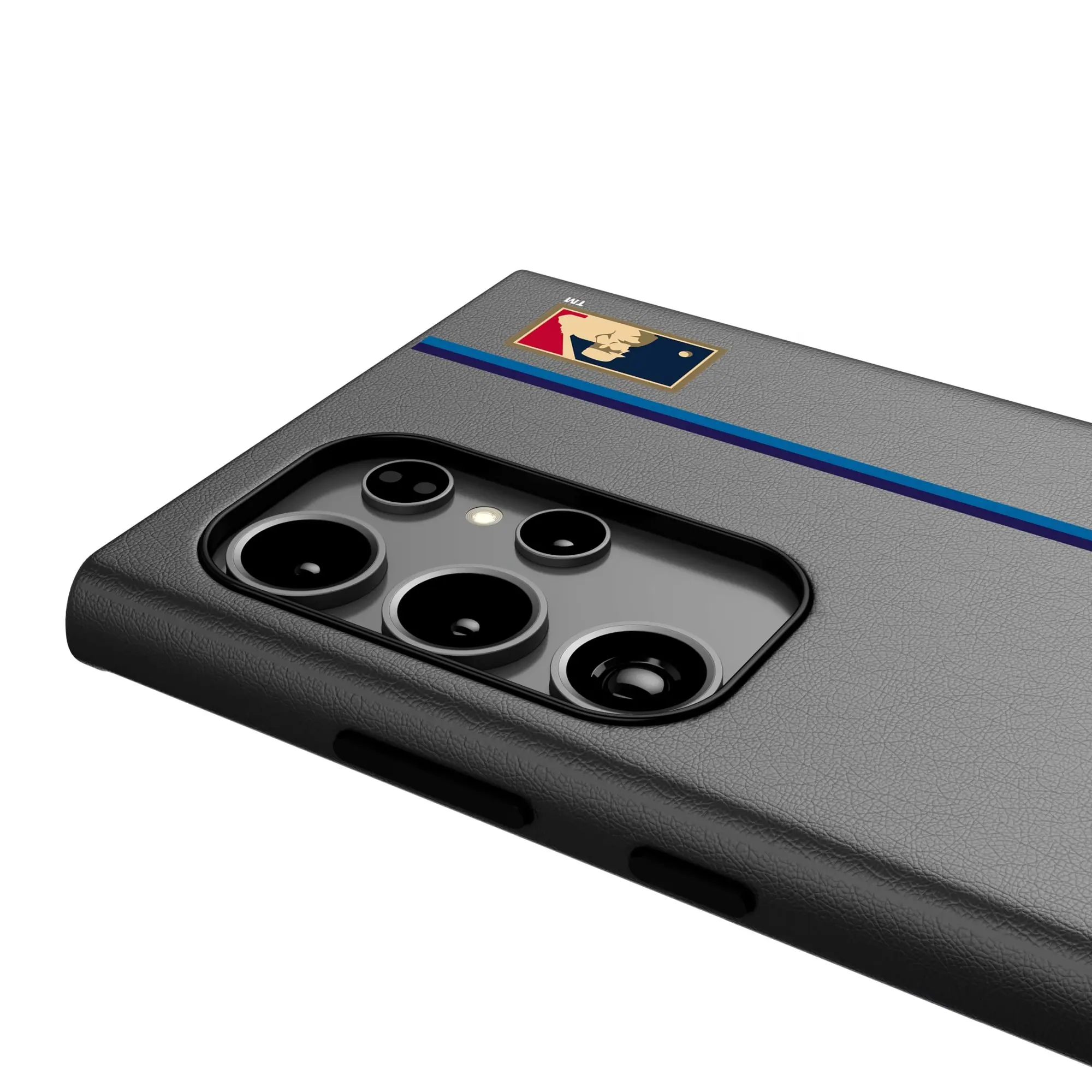 Alt View 2. Keyscaper - Tampa Bay Rays Galaxy Magnetic Bump Case - S25 Ultra - Black.