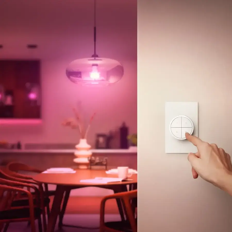 Alt View 16. Philips - Hue Tap Dial Switch - White.