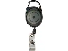 Advantus - Badge Reels, 12/Pack - Smoke