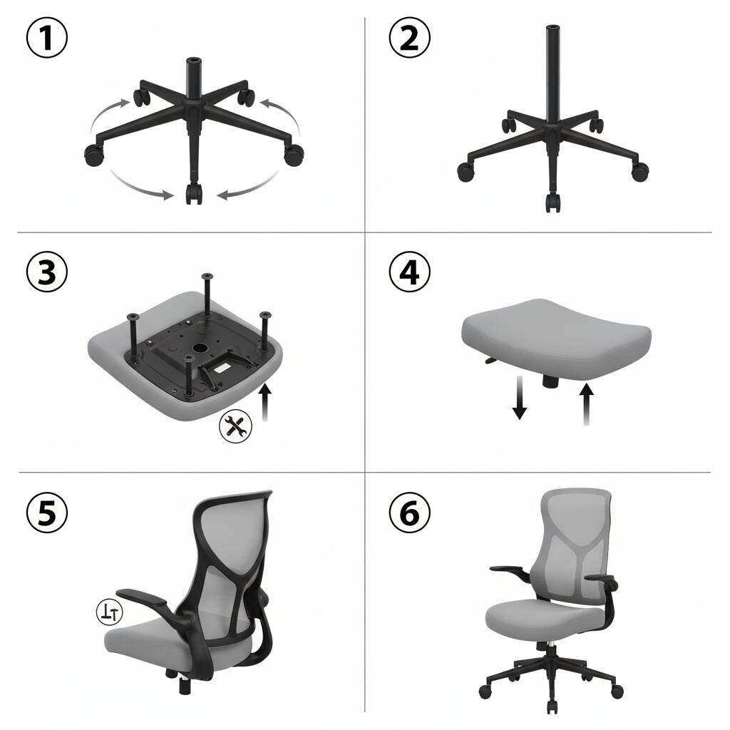 Alt View 2. AOITUN - Comfort Office Chair for Daily Work, Ergonomic Seat with Lumbar Support, Ideal for Home Offices, College Dorm Rooms - Gray.