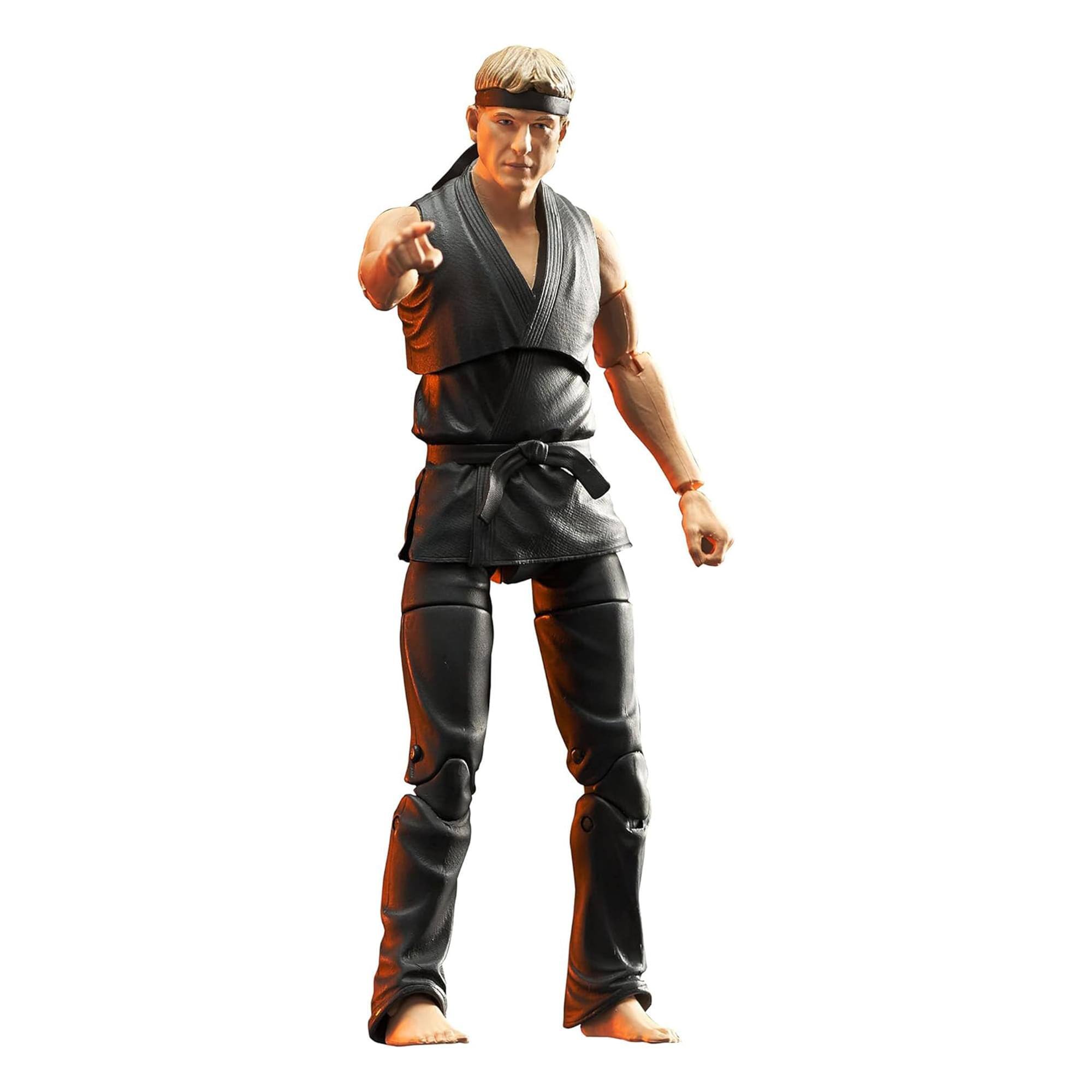 Front. Diamond Select Toys - Cobra Kai Johnny Lawrence 7 Inch Action Figure.