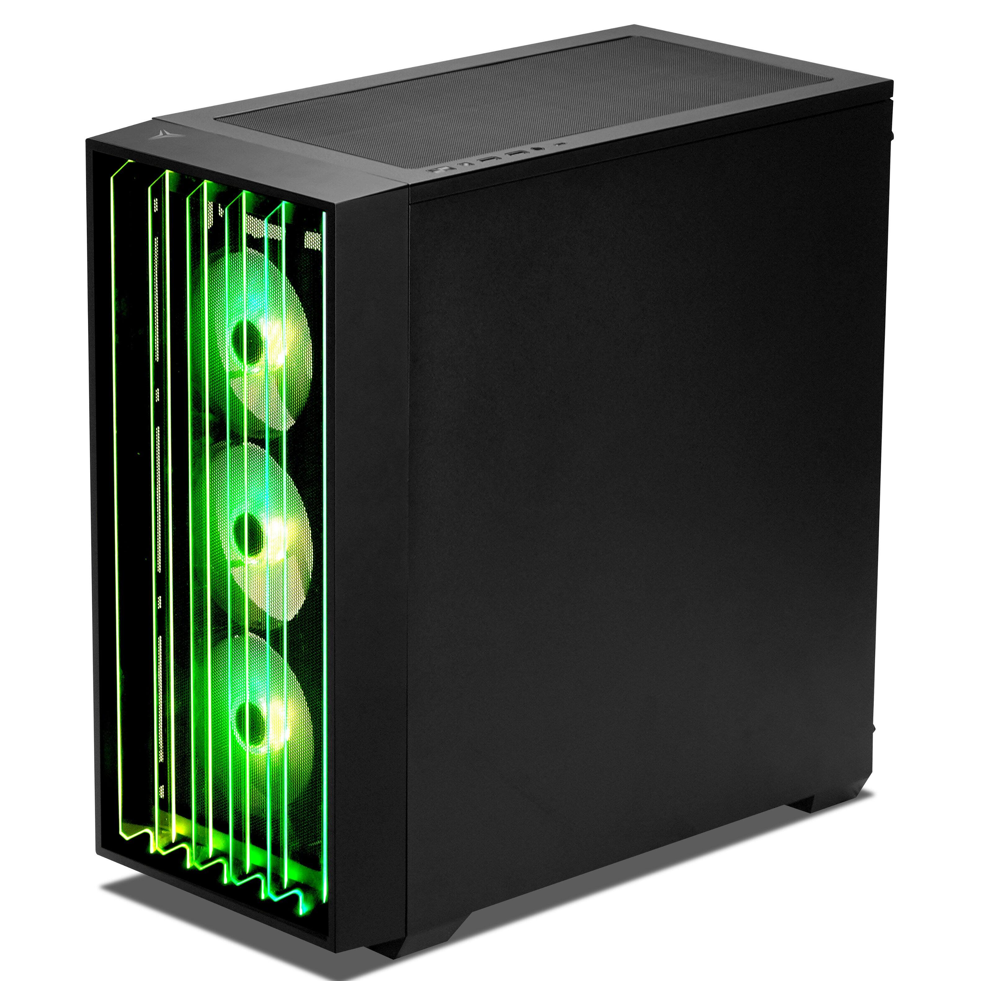 Alt View 1. YEYIAN - Yeyian Gaming PC Mirage S 265FC-5701U - Intel Core Ultra 7 - 32GB DDR5 - RTX 5070 - SKU: YPI-MS265FC-5701U - Black.
