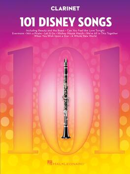 Hal Leonard - 101 Disney Songs for Clarinet, Sheet Music, Movie Favorites, All Skill Levels