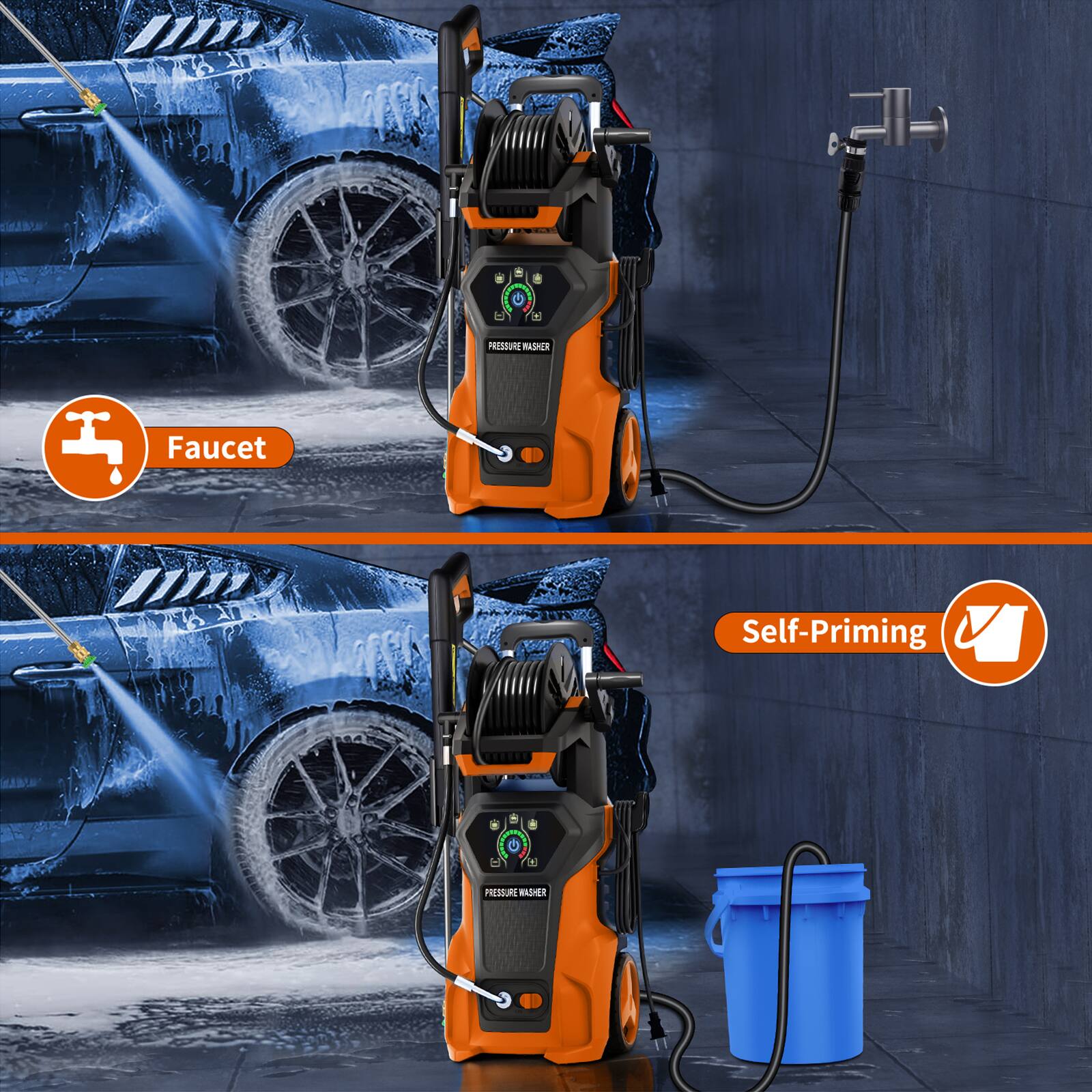 PRESSURE WASHER Faucet  Self-Priming - i WASHER