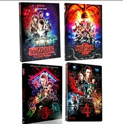 Front. Stranger Things Season 1-4 (DVD).
