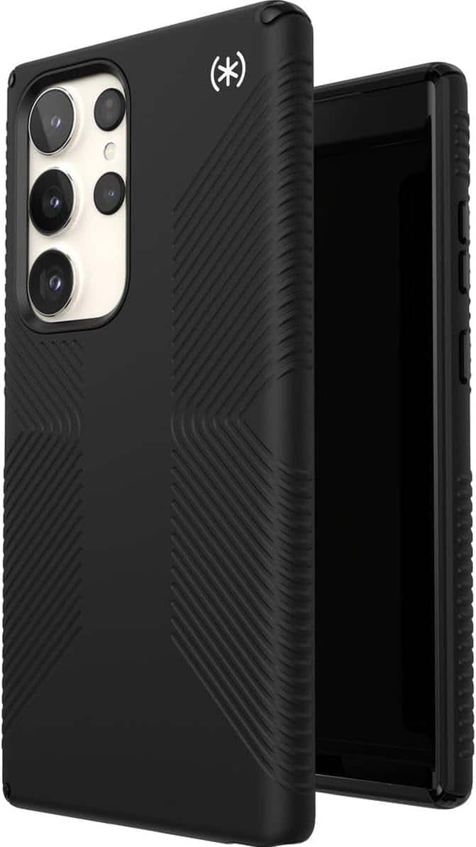 Speck - Presidio 2 Grip Microban Case For Samsung Galaxy S23 Ultra - Black