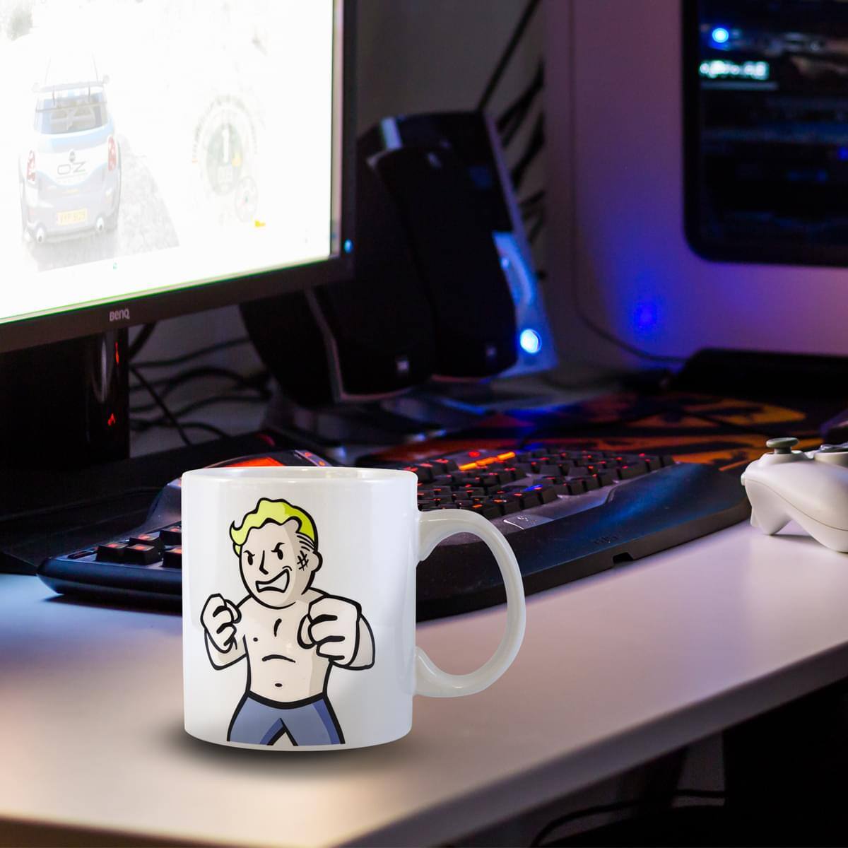 Alt View 4. Fallout - Fallout Collectibles | Fallout Coffee Mug | Fits Up to 20 oz - White.