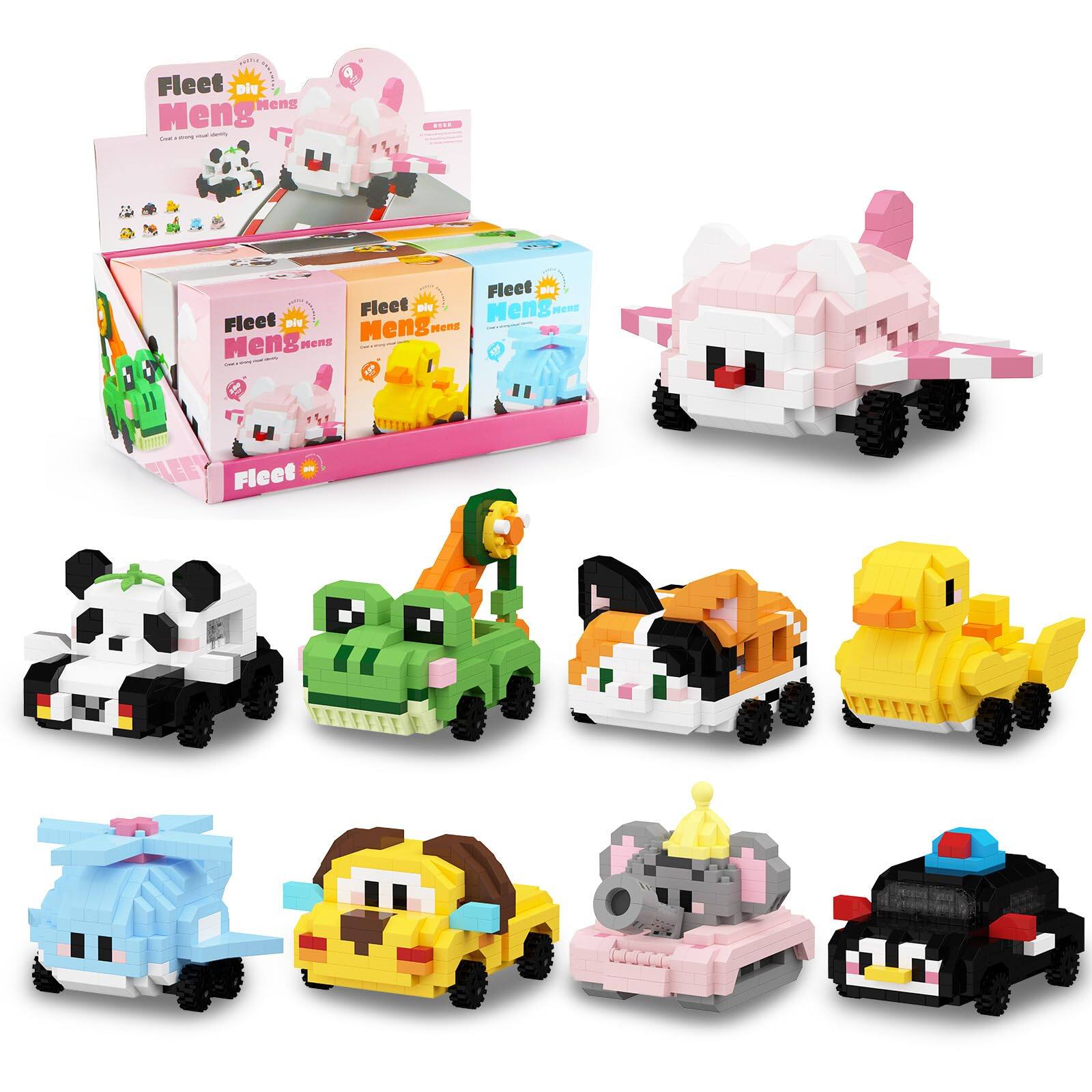 Leash Valley Animals Party Favors Building Set Cute Blocks For Goodie ...