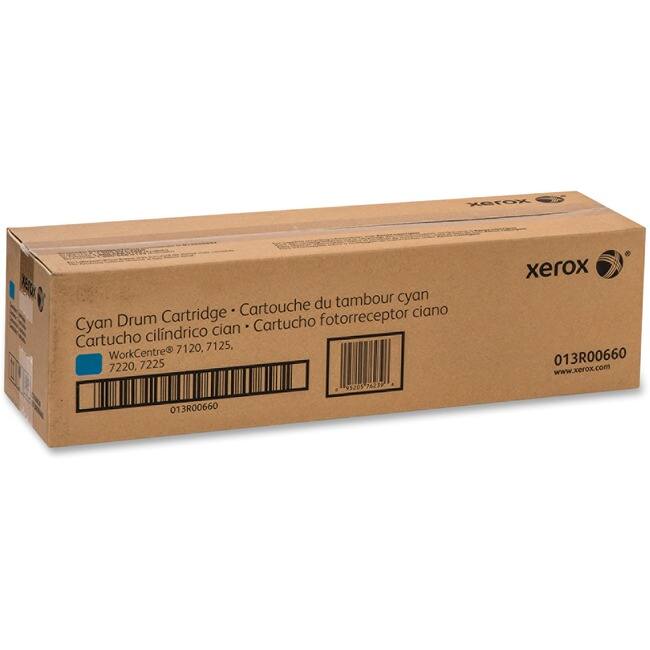 Xerox Cyan Drum Cartridge - Cartouche du tambour cyan - Cartucho cilíndrico ciano - Cartucho fotoreceptor ciano
WorkCentre® 7120, 7125, 7220, 7225
013R00660
www.xerox.com