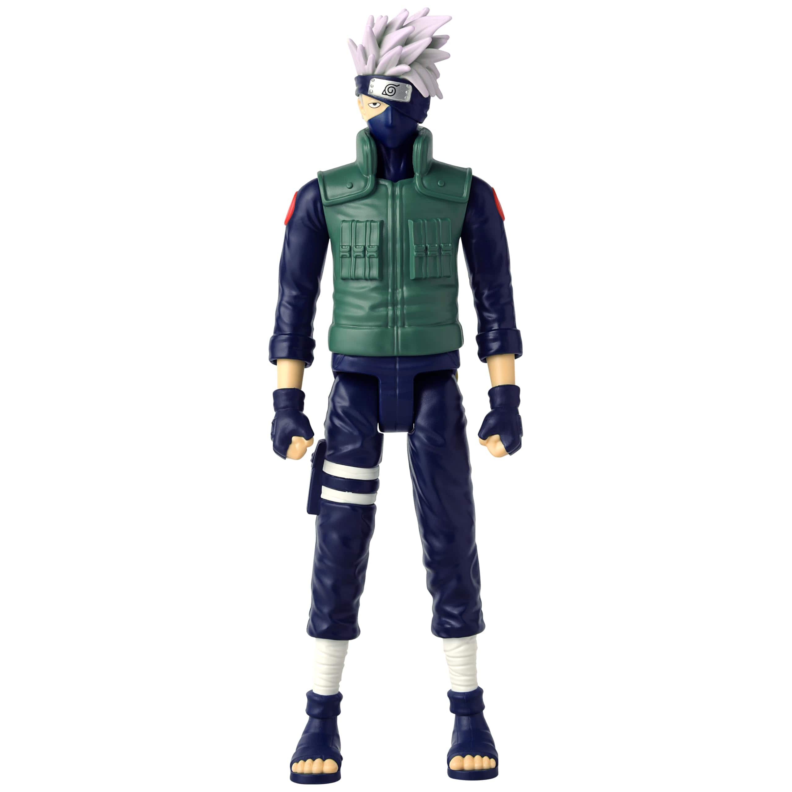 Bandai - ANIME HEROES MEGA - Naruto - Kakashi 12" Action Figure - Multicolor