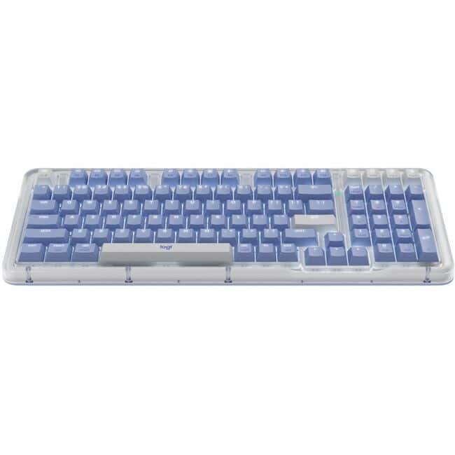 Logitech - Alto Keys K98M Wireless Mechanical Keyboard, Customizable Keyboard with Vibration Absorbing Gasket, Backlit - Lilac