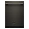 Front. KitchenAid - 24" Top Control Built-In Tub Dishwasher with Third Level Jet Rack, 40+ Total Wash Jets, 41 dBA - Black Ore.