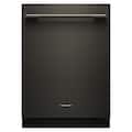 KitchenAid - 24 inch Top Control Built-In Tub Dishwasher with Third Level Jet Rack, 40+ Total Wash Jets, 41 dBA - Black Ore