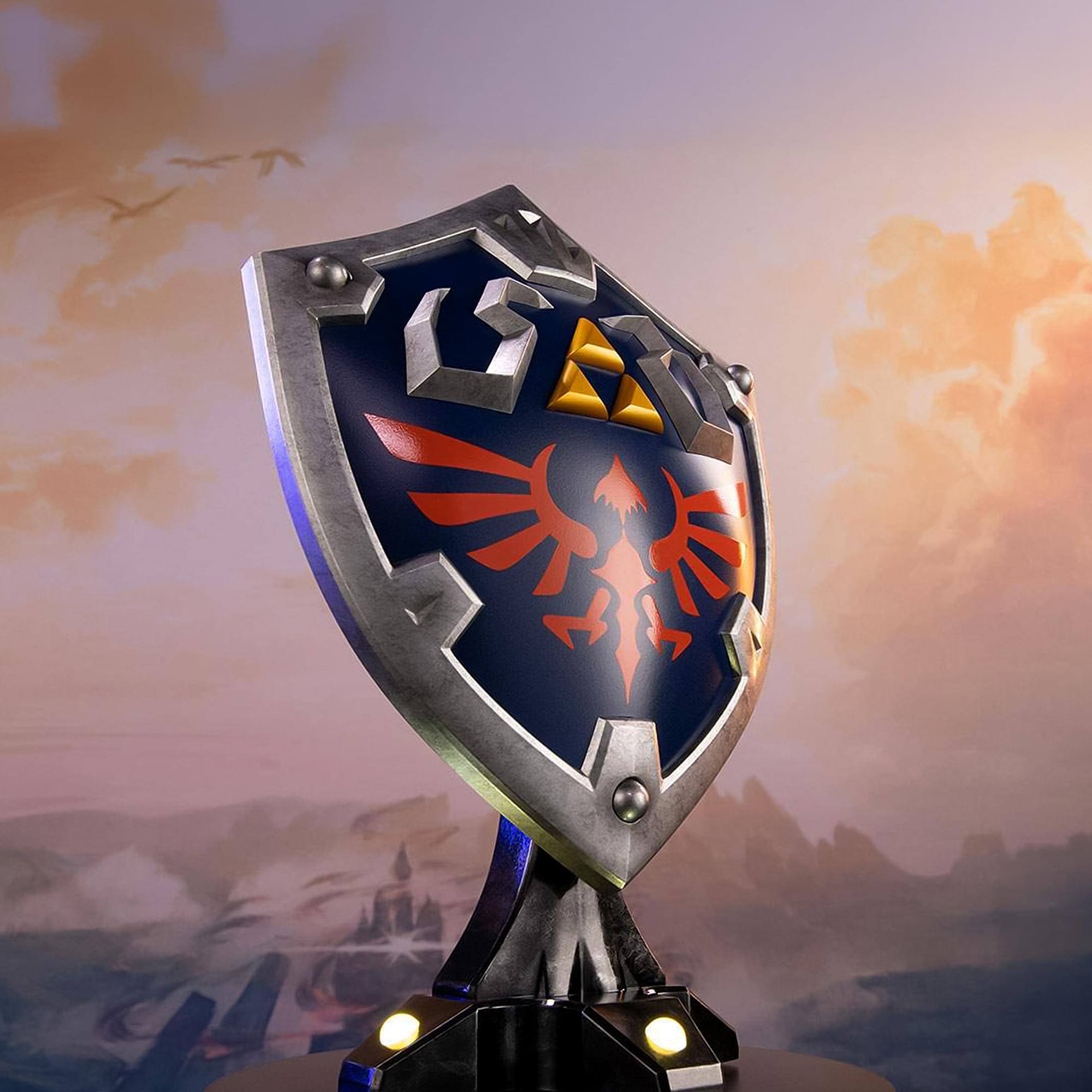 Alt View 10. Dark Horse Comics - The Legend of Zelda Breath of the Wild Hylian Shield Statue | Collector Edition - Blue.