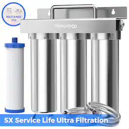 Waterdrop - TST-UF Under Sink Water Filter System Extra WD-U2 Water Filter - Silver