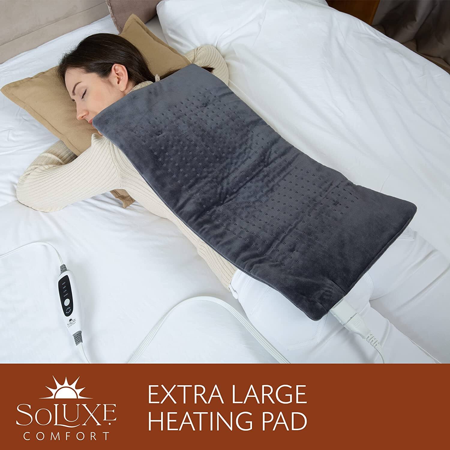 SA EXTRA LARGE SOULXE HEATING PAD COMFORT

EXTRA LARGE HEATING PAD

SOLUXE COMFORT