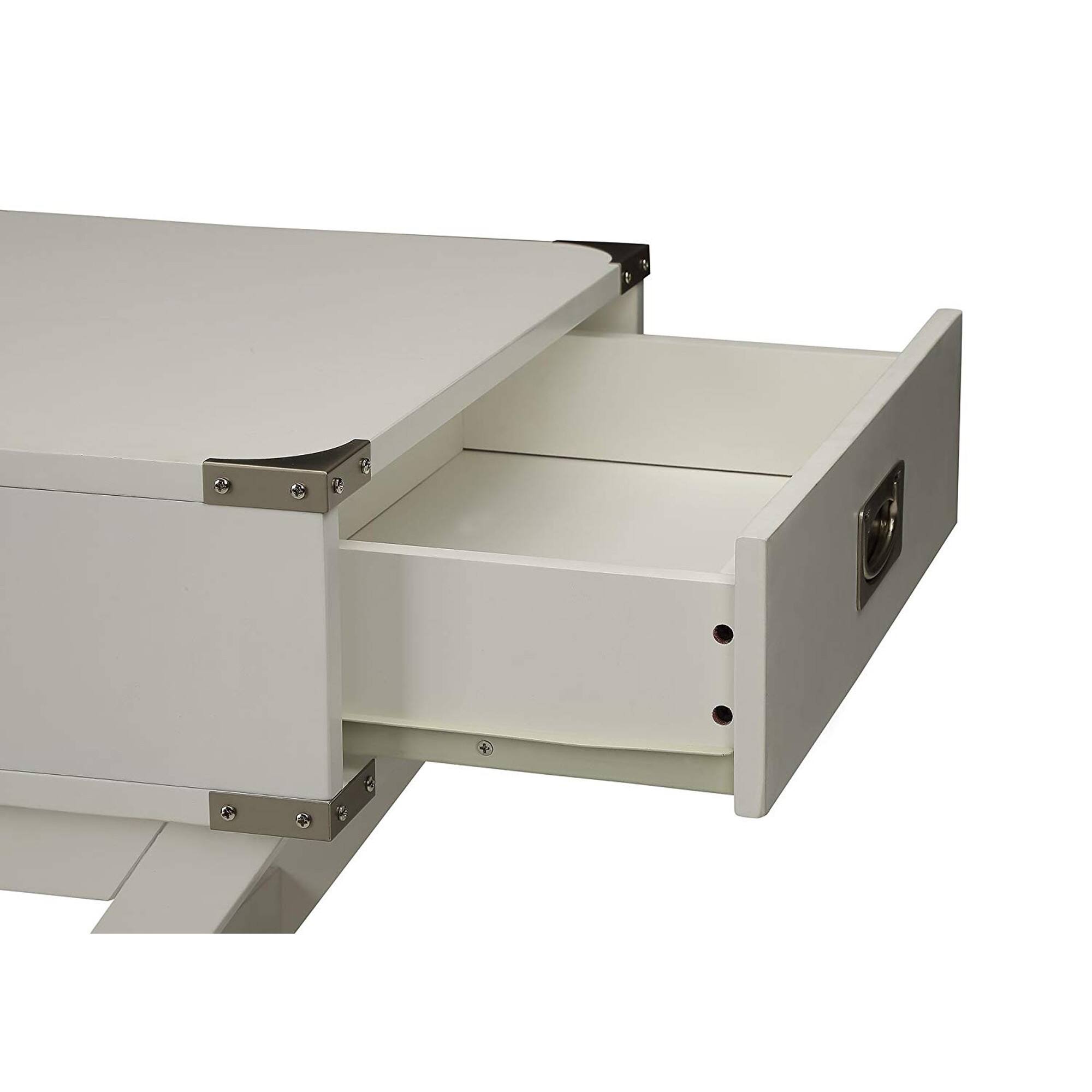 Alt View 2. Manhattan Lane - Square End Table - White.