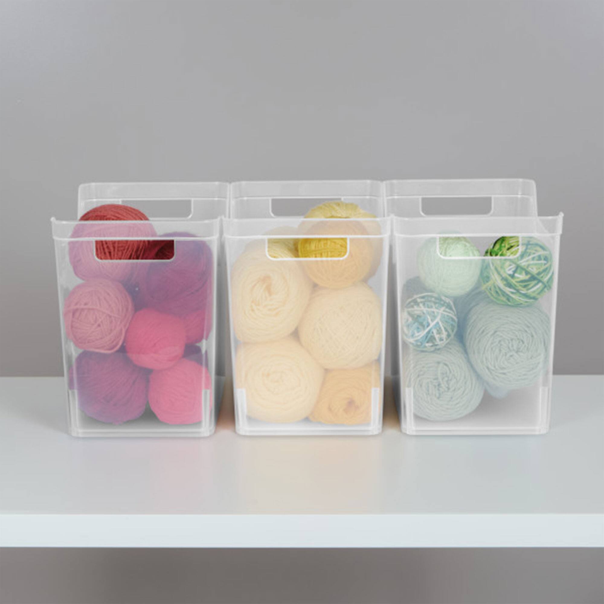 Alt View 10. Sterilite - Sterilite Medium Shelf Home Storage Organizing Plastic Container, 6 Pack, Clear - Clear.