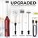 UPGRADED Interchangeable Whisk Design
- Egg beater: 21 cm, 11.1 cm, 3 cm
- Triple Whisk: 2.3 cm, 11.5 cm, 11.1 cm
- Single Whisk: 2.5 cm, 11.1 cm
- Type-C Charging Cord: 11.1 cm