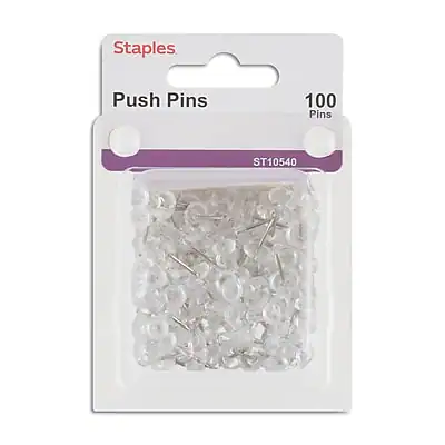 Staples
Push Pins
100 Pins
ST10540