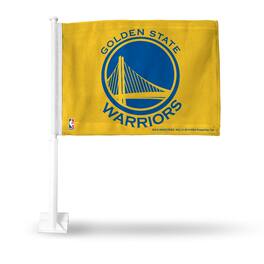 Rico Industries - Golden State Warriors 11X14 Window Mount 2-Sided Car Flag - Multi