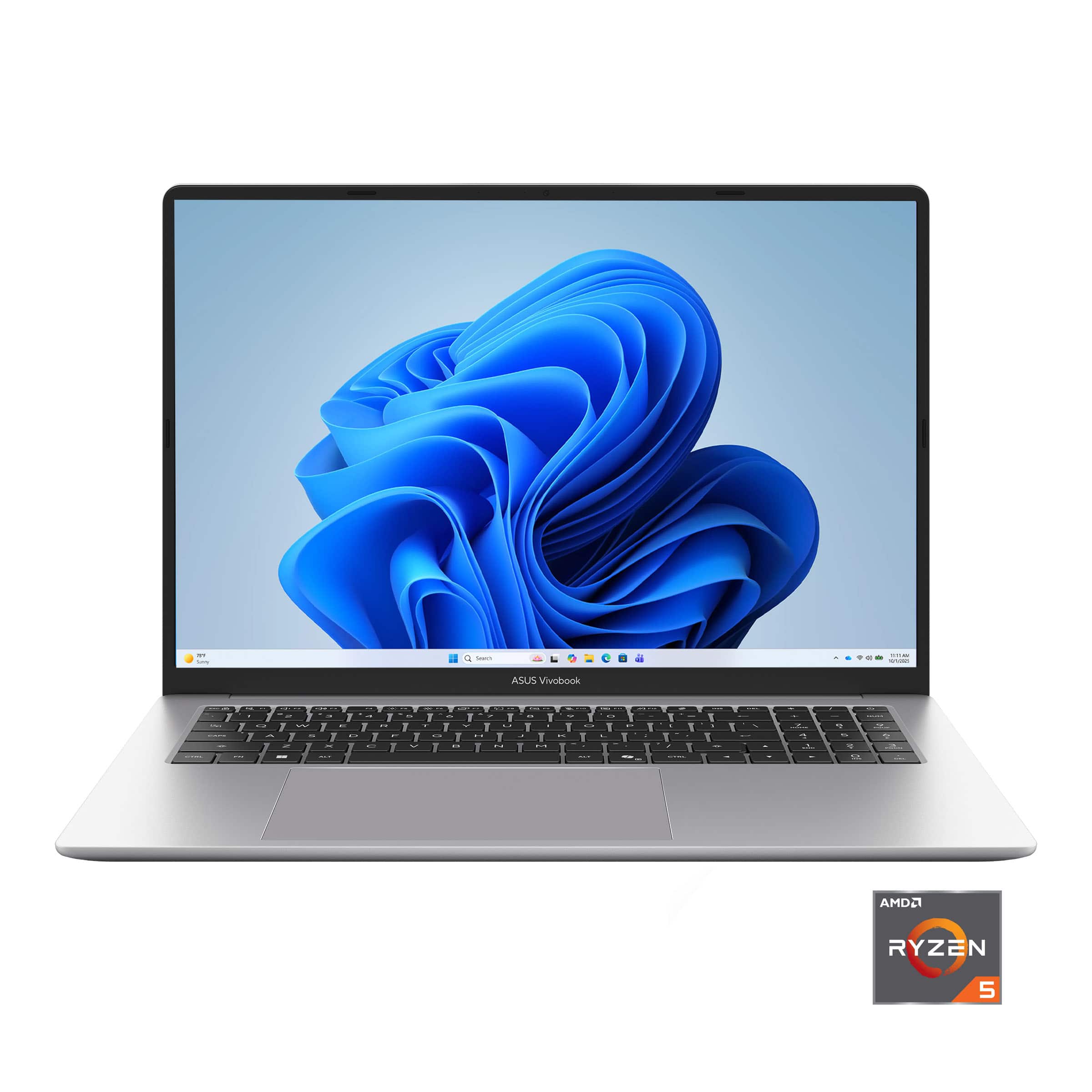 ASUS - Vivobook 16 16” 2K Laptop - AMD Ryzen 5 3501U (2026) - 8GB Memory - 256GB Storage - Cool Silver