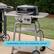 The text on the image reads "CB Charbroil 2 YSO Bistro compatible with 110V standard outlet."
