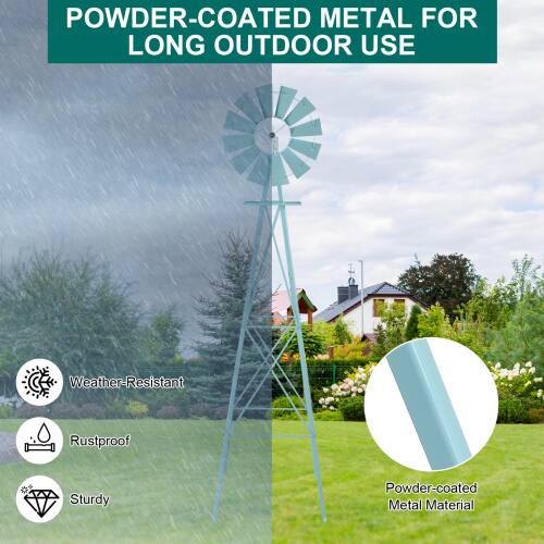 POWDER-COATED METAL FOR LONG OUTDOOR USE

- Weather-Resistant
- Rustproof
- Sturdy

Powder-coated Metal Material
