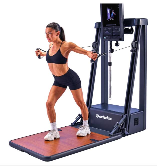 Echelon - Smart Home Gym With Digital Resistance & Foldable All-in-One Workout Station - Black