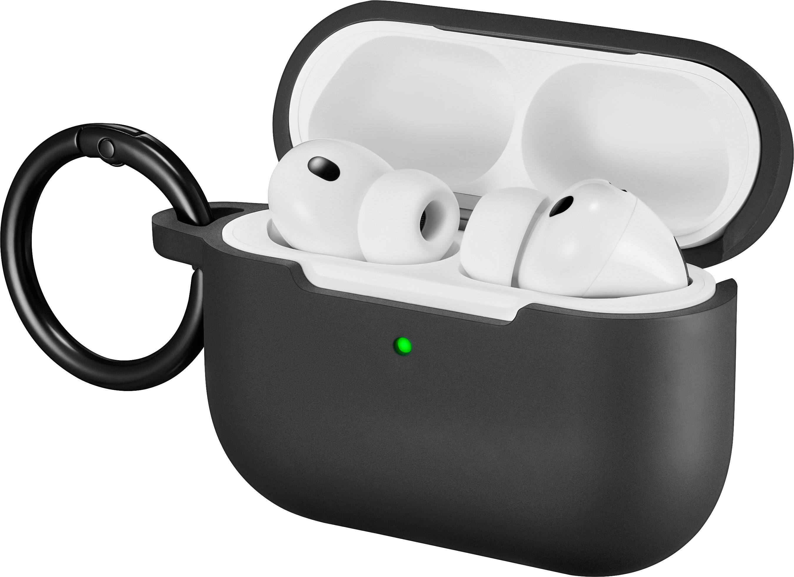 Alt View 1. Insignia™ - Silicone Case for Apple AirPods Pro 3 - Black.