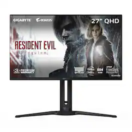 GIGABYTE - Refurbished Excellent - AORUS FO27Q2 27" QD OLED QHD 240Hz FreeSync Premium Pro Gaming Monitor with HDR (HDMI, DisplayPort, Type C) - Black