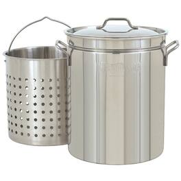 Bayou Classic - 44 Quart Stainless Steel Stockpot with Vented Lid, BC-1144 - Silver