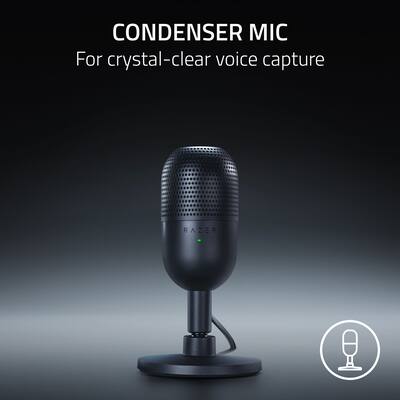 Razer Seiren V3 Mini Wired Ultra compact Condenser USB Razer Seiren V3 Mini Wired Ultra compact Condenser USB
