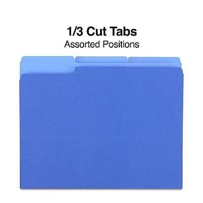 1/3 Cut Tabs  
Assorted Positions