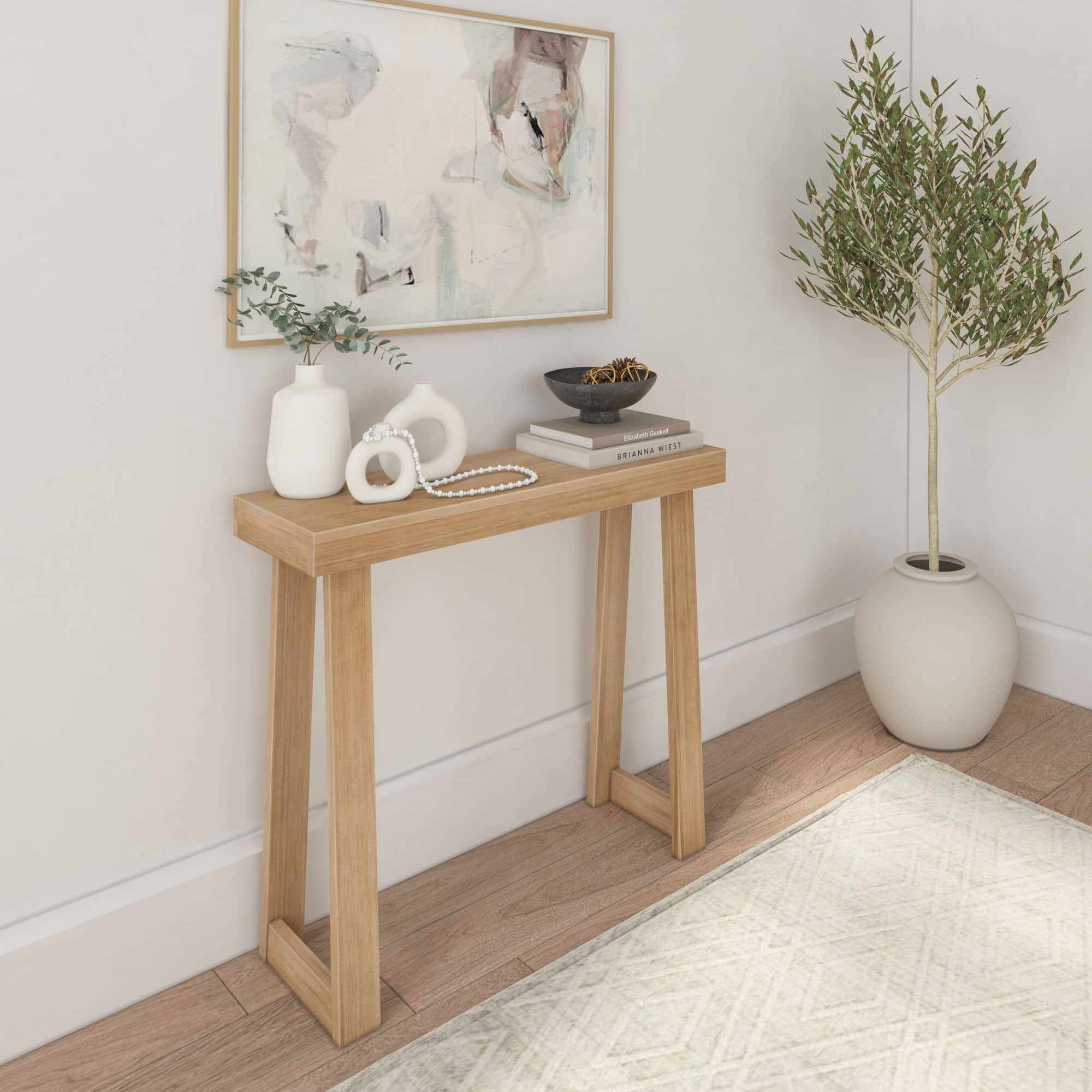 Plank+Beam - Classic Console Table - 36 inches - Blonde