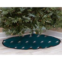 Pegasus - Green Philadelphia Eagles Micro Plush Christmas Tree Skirt - Multicolor