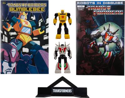 McFarlane Toys Transformers Page Punchers Bumblebee and