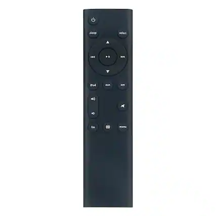 sleep select
iPod aux am fm menu