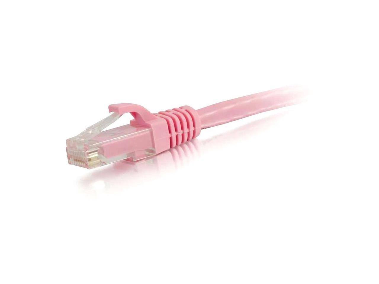 Alt View 2. Cables to Go - C2G 04056 Cat6 Cable - Snagless Unshielded Ethernet Network Patch Cable, Pink (20 Feet, 6.09 Meters).