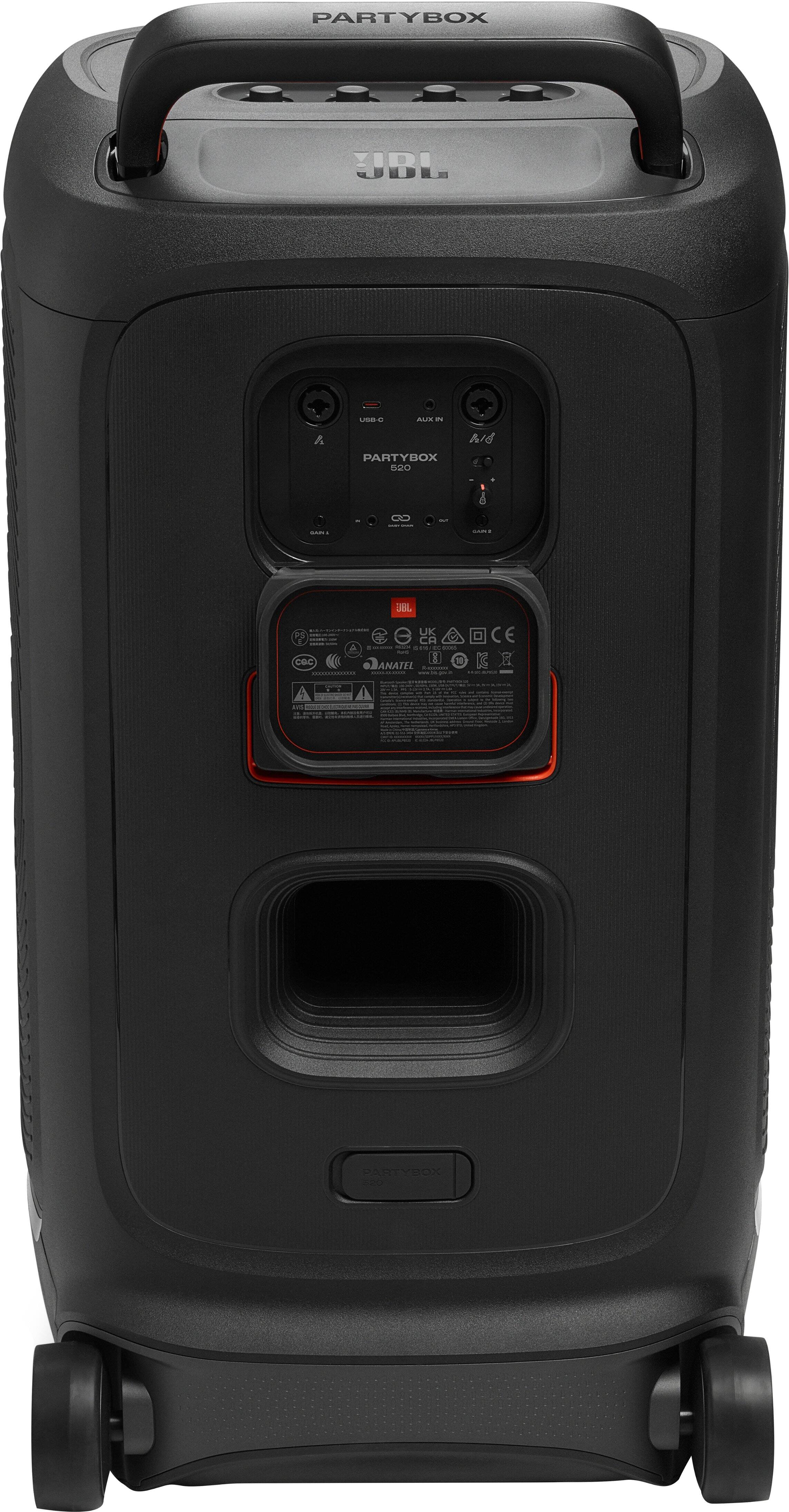 The text on the image reads "PARTYBOX P0e UBL UBA - ALZE 820 Ald - - I - - UBL UK 23 CA - - I - - CBC  8 3 DANATEL I 342 aU - PARTYROX."