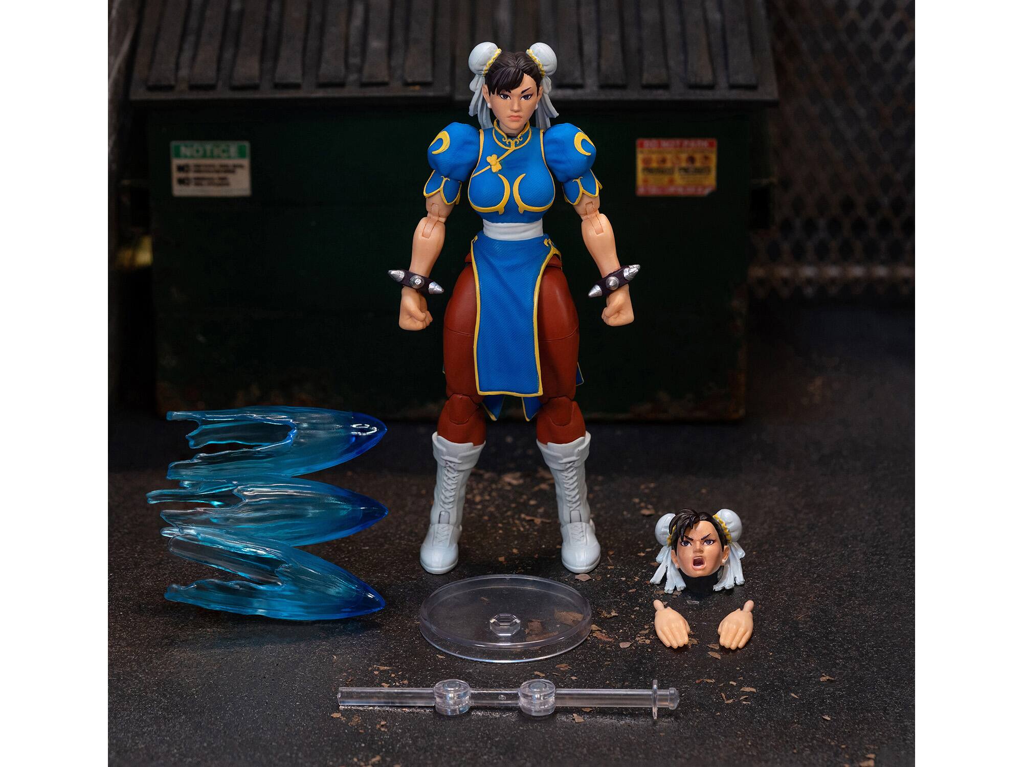 Alt View 6. Jada Toys - Jada Toys - Street Fighter II Chun Li 6-in Articulated Collectible Action Figure - Multicolor.